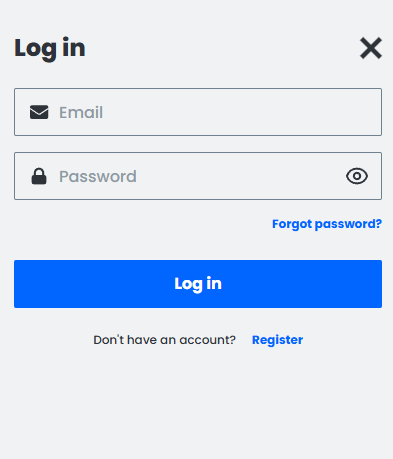 30Bet Casino login illustration showing sign-in form, password reset link, and secure account access