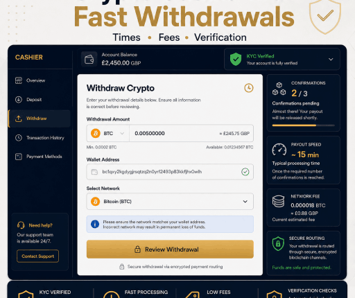 Crypto Casinos with Fast Withdrawals