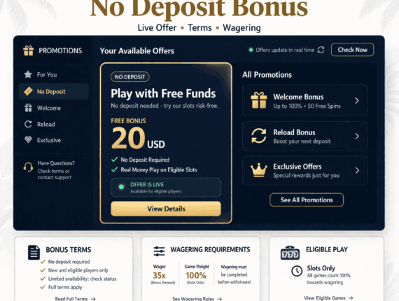 Slots Island No Deposit Bonus Guide